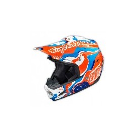 TLD SE3 HELMET GALAXY BLUE / ORANGE